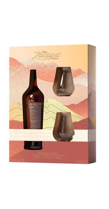 copy of Caisse bois 2 bouteilles et 2 verres - LASCAUX